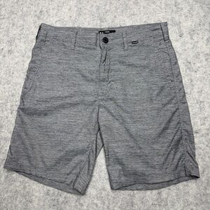 Hurley Nike Dri-FIT Hybrid Shorts Men’s 31 Gray Heather Chino Boardshorts Walk